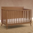 thumbnail image 1 of Delta Children Lola 6-in-1 Convertible Crib - Converts from Baby Crib to Toddler Bed, Daybed, Sofa Bed and Full-Size Bed With and Without Footboard, Fits Standard Full-Size Crib Mattress, Chestnut, 1 of 17