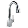 thumbnail image 1 of Delta Mateo Single Handle Pull-Down Bar / Prep Faucet, Arctic Stainless, 1 of 4