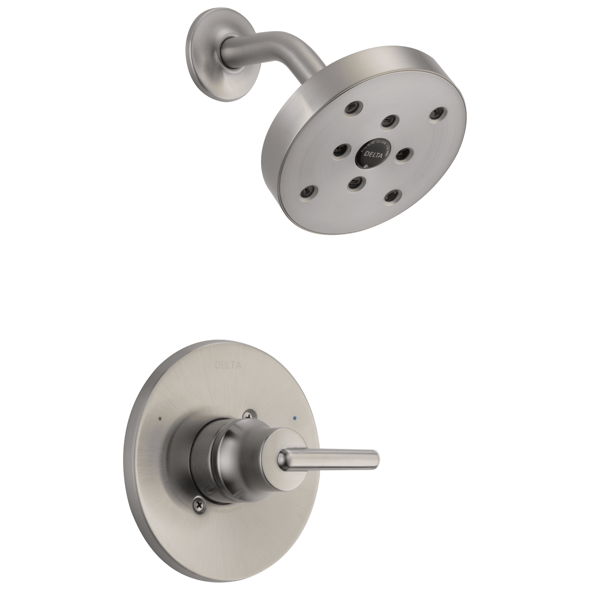 Stainless Steel Single-Function Wall Mounted Shower Faucet Set