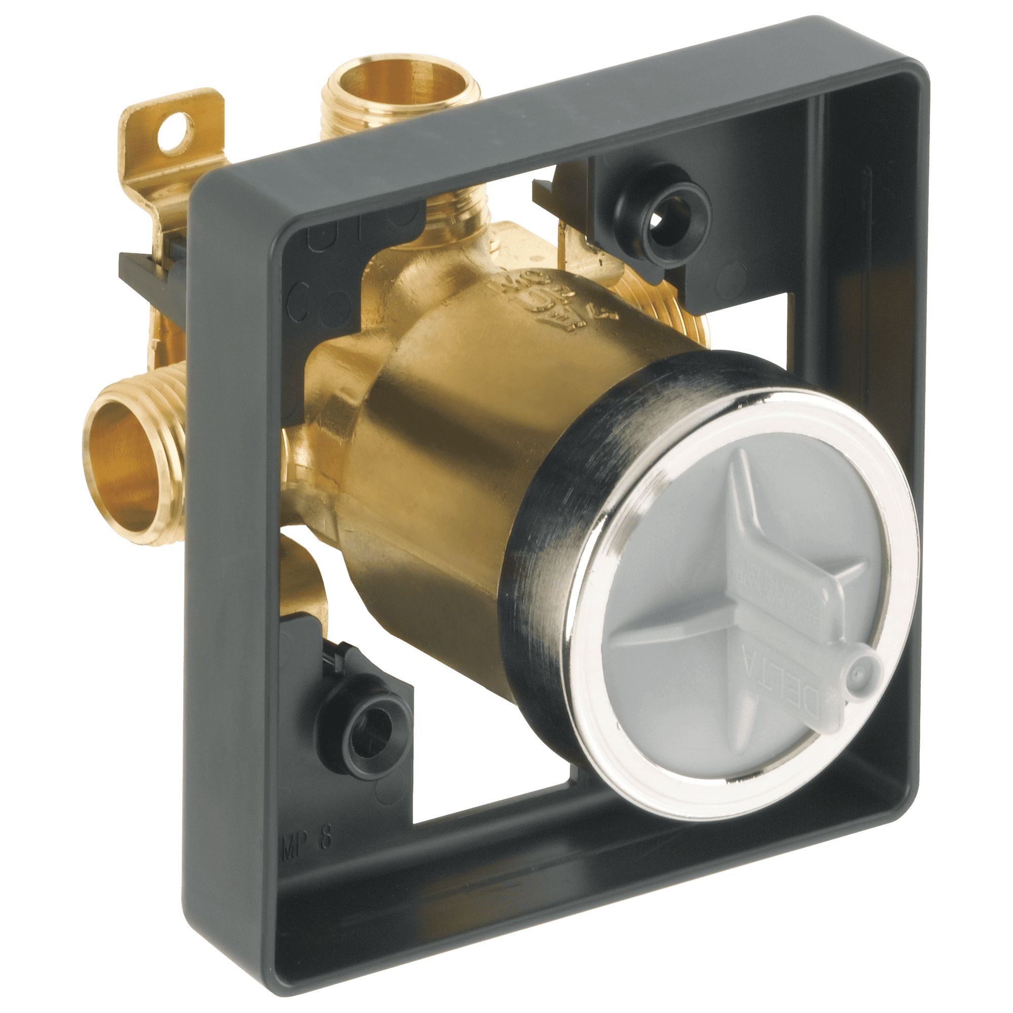 Universal High-Flow Brass Shower Rough Valve Body