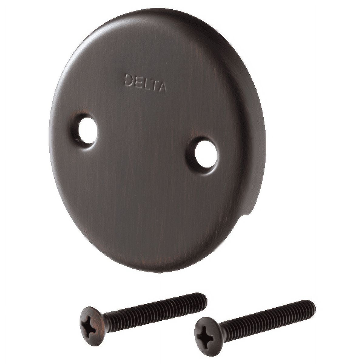Delta Overflow Plate & Screws - No Trip Lever in Champagne Bronze