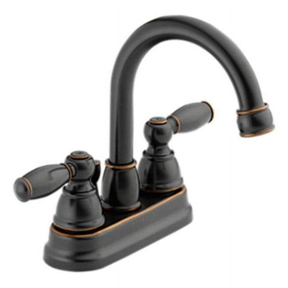 Delta P299685LF-OB Apex 4 in. 2-Handle High Arc Bathroom Faucet in Oil Rubbed Bronze