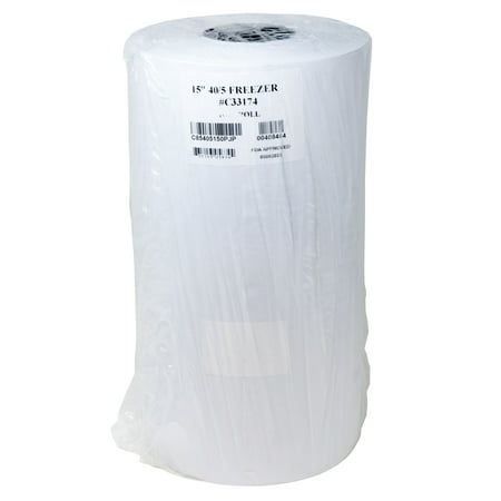 Delta Paper Polyethylene Freezer Paper White, 1000' Length x 15" Width | 1/Roll