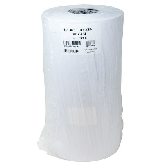Delta Paper Polyethylene Freezer Paper White, 1000' Length x 15" Width | 1/Roll