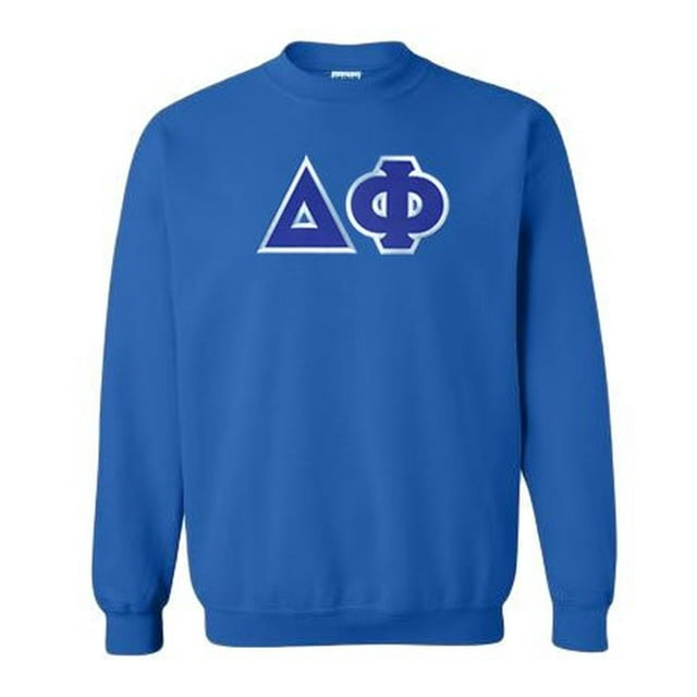 Delta Phi Lettered Crewneck 2X-Large Royal Blue