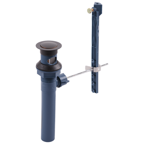 Delta Plastic Pop-Up Drain Assembly Less Lift Rod for Bathroom Sinks in Oil Rubbed Bronze RP62472OB