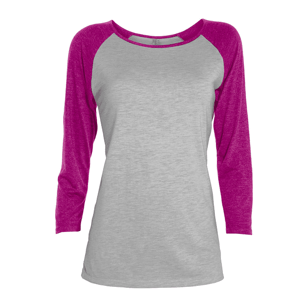 Koloa Surf Women's 'Living The Wave' Raglan Tee - 3/4 Sleeve, Tri-Blend, XS-4XL
