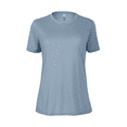 thumbnail image 1 of Delta Platinum Ladies Slub Short Sleeve Crew Neck Tee, 1 of 1