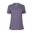 thumbnail image 1 of Delta Platinum Ladies Slub Short Sleeve Crew Neck Tee, 1 of 1