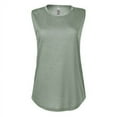 thumbnail image 1 of Delta Platinum Ladies Slub Sleeveless Crew Neck Tee, 1 of 1