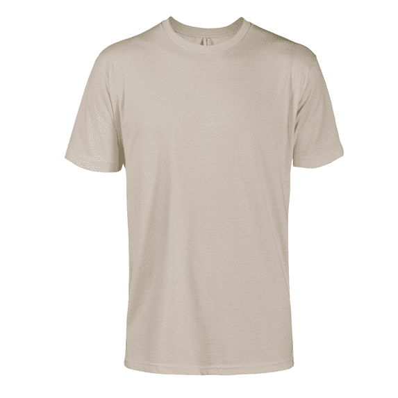 Delta Platinum Men's 100% Cotton Short Sleeve Crew Neck Tee - P601