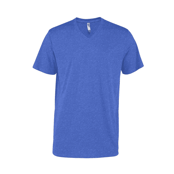 Delta Platinum Men's CVC Short Sleeve V-Neck Tee - P602C