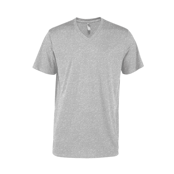 Delta Platinum Men's CVC Short Sleeve V-Neck Tee