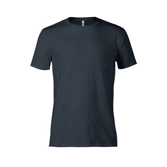 Delta Platinum Men's Slub Short Sleeve Crew Neck Tee P601S