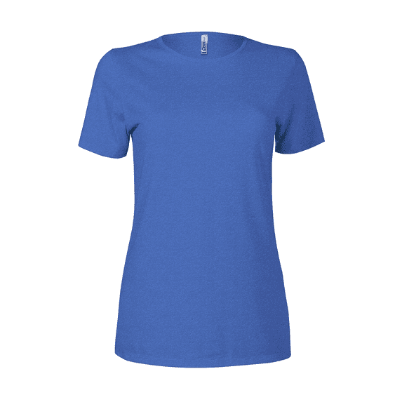Delta Platinum Women's CVC Short Sleeve Crew Neck Tee - P513C