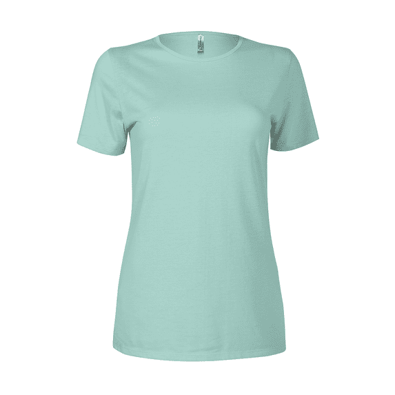 Delta Platinum Women's CVC Short Sleeve Crew Neck Tee - P513C