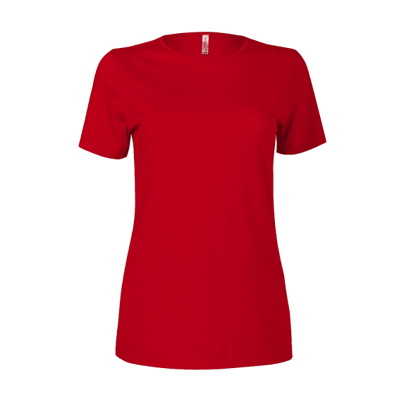 Delta Platinum Women's CVC Short Sleeve Crew Neck Tee P513C