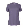 thumbnail image 1 of Delta Platinum Women's Slub Short Sleeve Crew Neck Tee P512S, 1 of 1