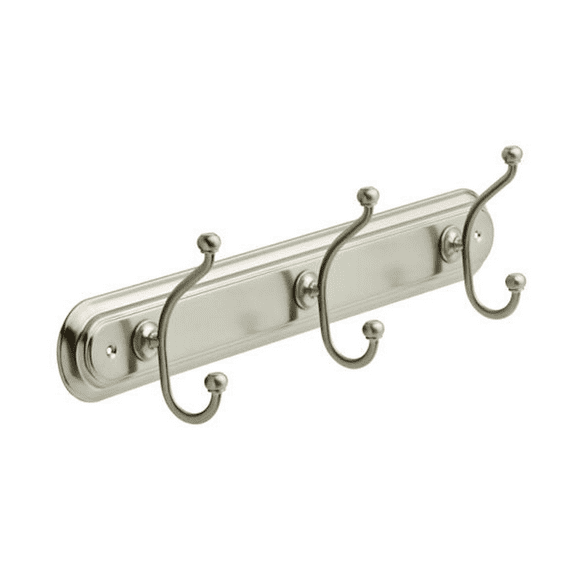Delta Porter PTR36-SN 18" Triple Towel Hook Rail Satin Nickel Finish