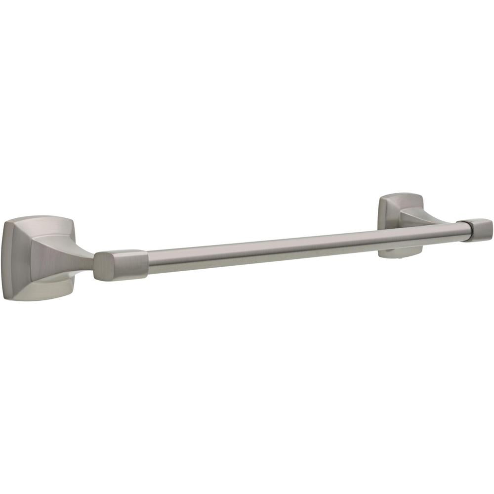 Delta Portwood 18 in. Wall Mount Towel Bar Bath Hardware Accessory in Brushed Nickel