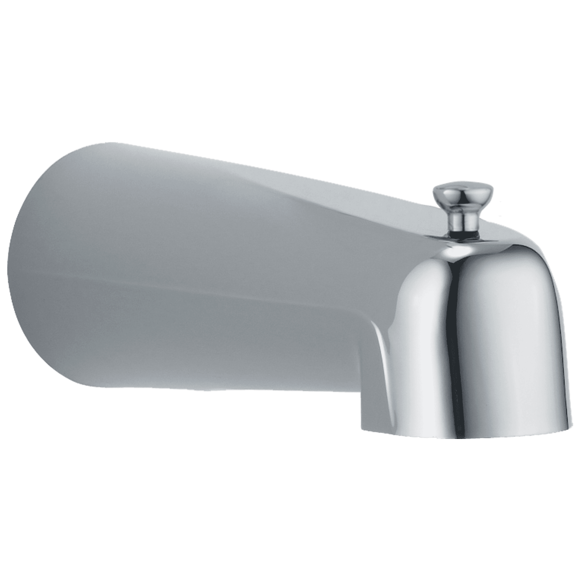 Chrome Wall Mounted Tub Spout with Diverter