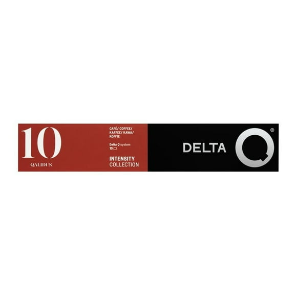 Delta Q Qalidus 10-Pack Espresso Capsules #10 Intensity (1 box) - 1.94 oz