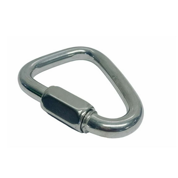 Delta Quick Links 3/8" Stainless Steel T316 Triangle Carabiner 2,200 Lbs WLL