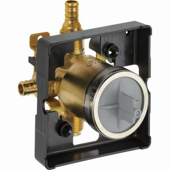 Delta R10000-PX Chrome Black No Finish PEX 1 Handle Plumbing Valve