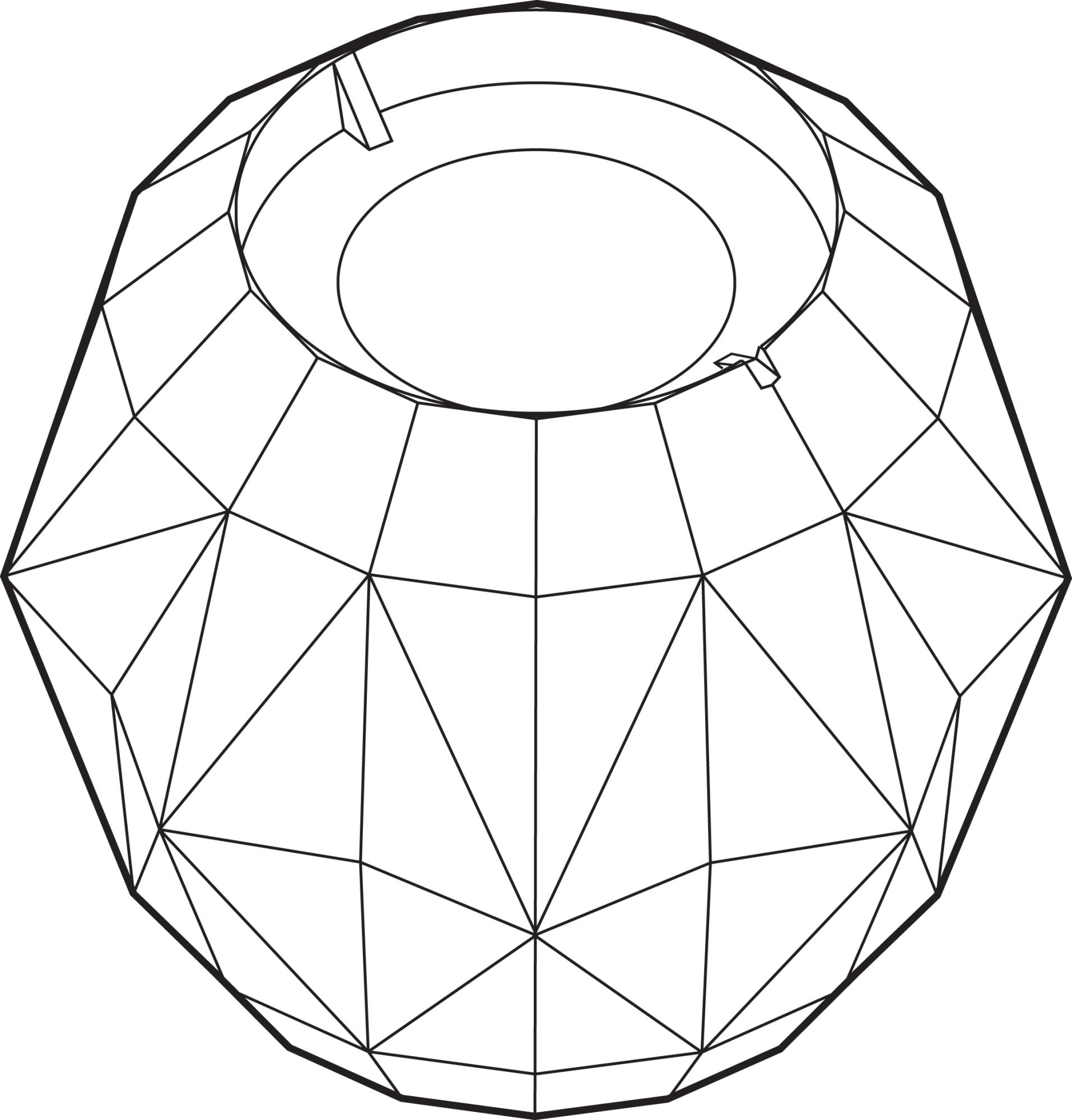 Delta RP2390 Single Clear Knob Handle