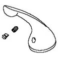 thumbnail image 1 of Delta Faucet RP28898SS Parts Lever Handle w/ Button and Screw Set Stainless, 1 of 7