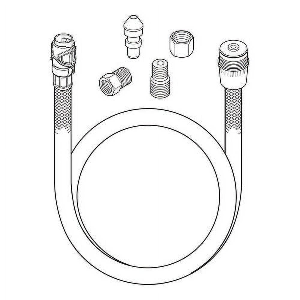 Delta RP40308BL Black QuickConnect Vegetable Spray Hose