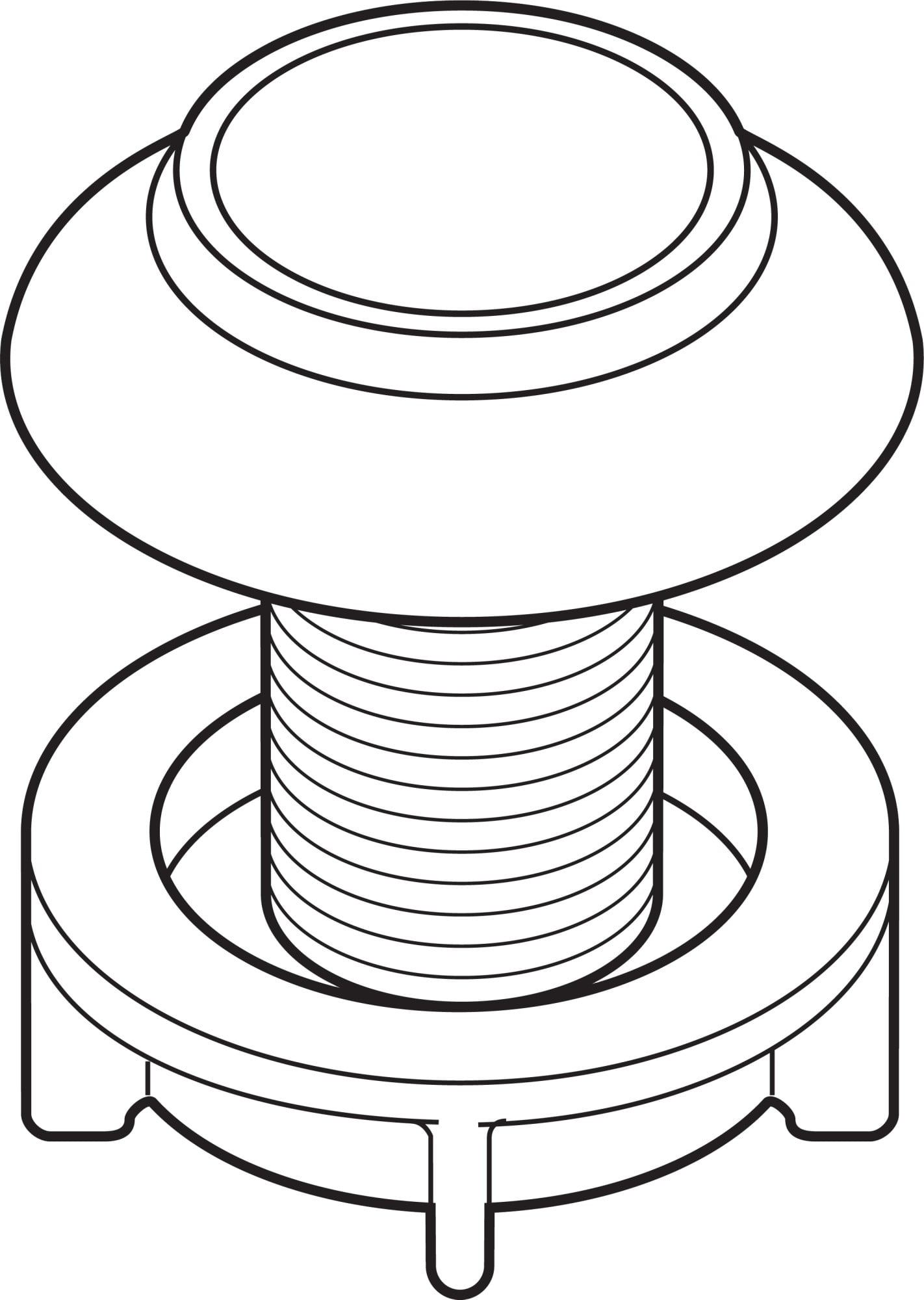 Delta RP6015WC White / Chrome Spray Support Assembly