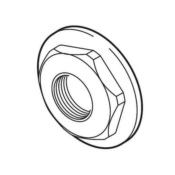Delta RP61827 Nut Spout Flange Nut For Wall Mounted Faucets From The Addison Collection