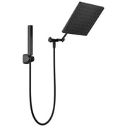 Delta Raincan Shower Head & Hand Held Combo - 75527-BL - Matte Black