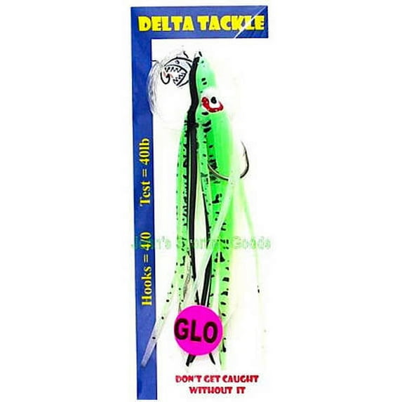 Delta Rigged Squid G.GR/BK SPK