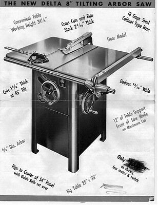 Arbor Bearings Set For Rockwell Delta Milwaukee 10" Tilting Table Saw - Models 34-305, 34-307, 1160