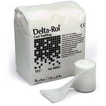 Delta-Rol Cast Padding Undercast 4 Inch X Yard Acrylic NonSterile, 6884 - BAG OF 12