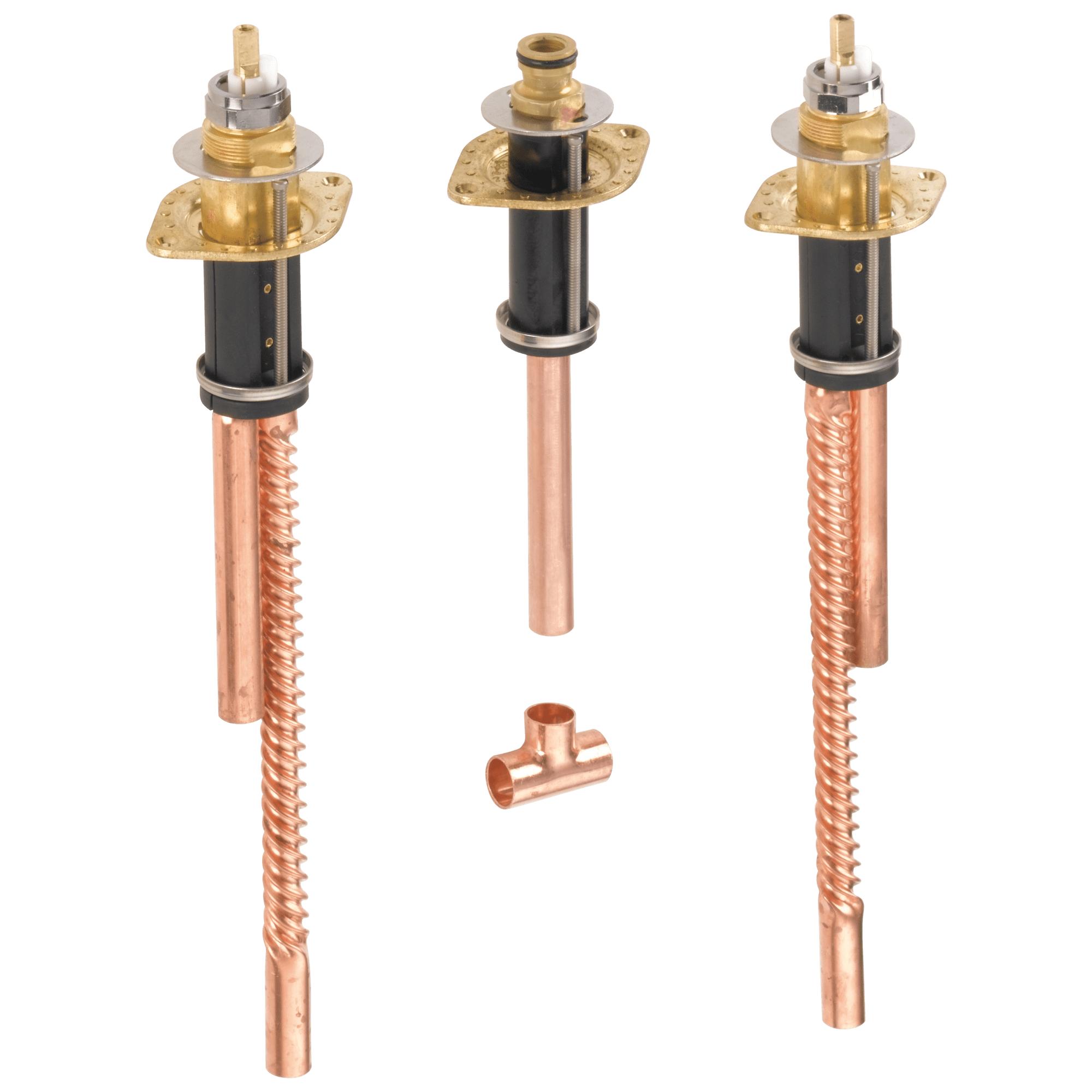 Delta 3-Hole Copper and Brass Roman Tub Valve