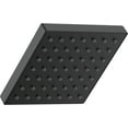thumbnail image 1 of Delta Rp101846 Modern 1.75 GPM Square Single Function Shower Head - Black, 1 of 6