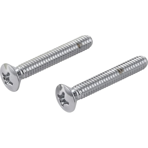 Delta Rp6404 Replacement Overflow Plate Screws - Chrome