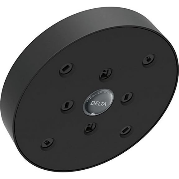 Delta Rp70175-15 1.5 GPM Universal 5-3/8" Wide Single Function Shower Head - Black