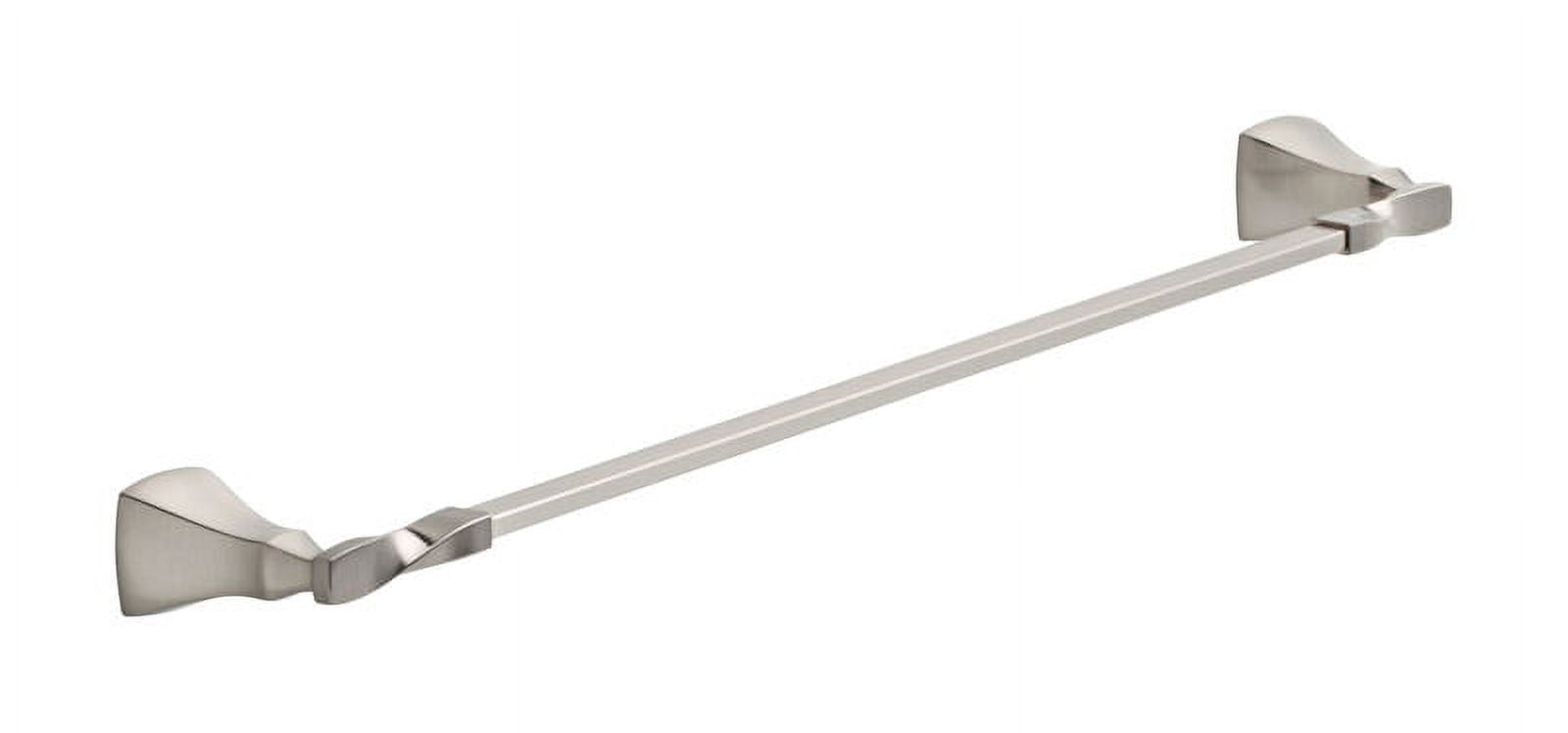 Delta Sawyer 18-in Satin Nickel Wall Mount Single Towel Bar Delta Sawyer 18-in Satin Nickel Wall Mount Single Towel Bar