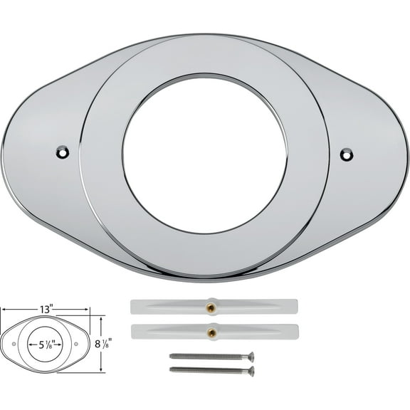 Delta Shower Renovation Cover Plate in Chrome RP29827