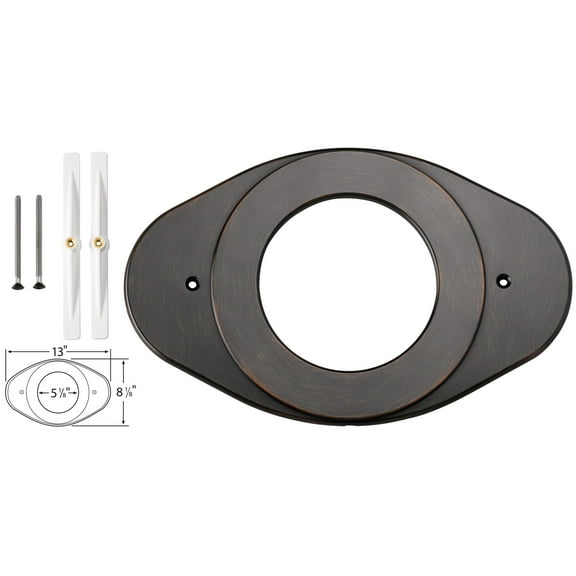 Delta Shower Renovation Cover Plate in Venetian Bronze RP29827RB