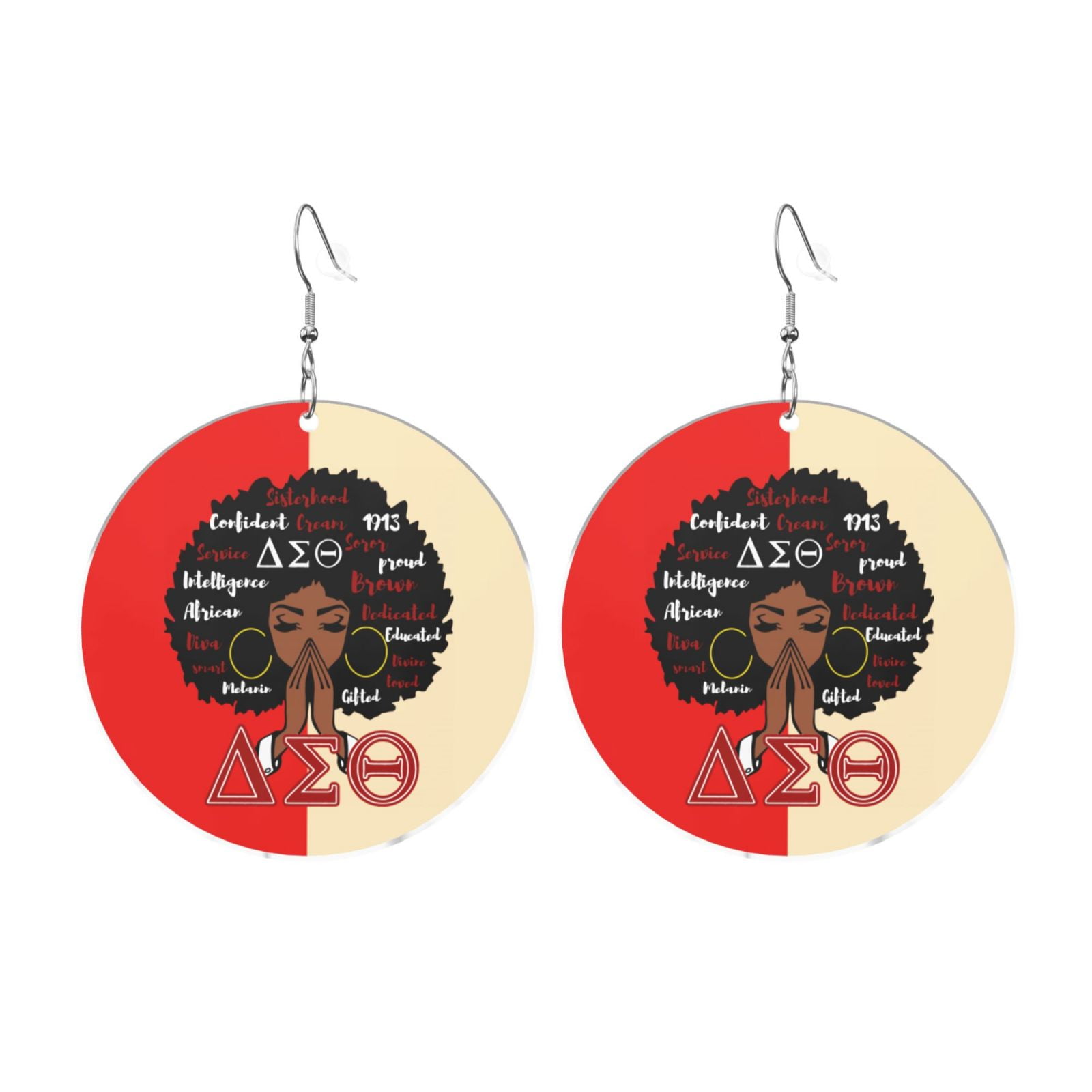 Christmas Gingerbread Man Earrings - Acrylic Cute Cookie Dangle Earrings For Women, Holiday Party Jewelry Gift - View #2