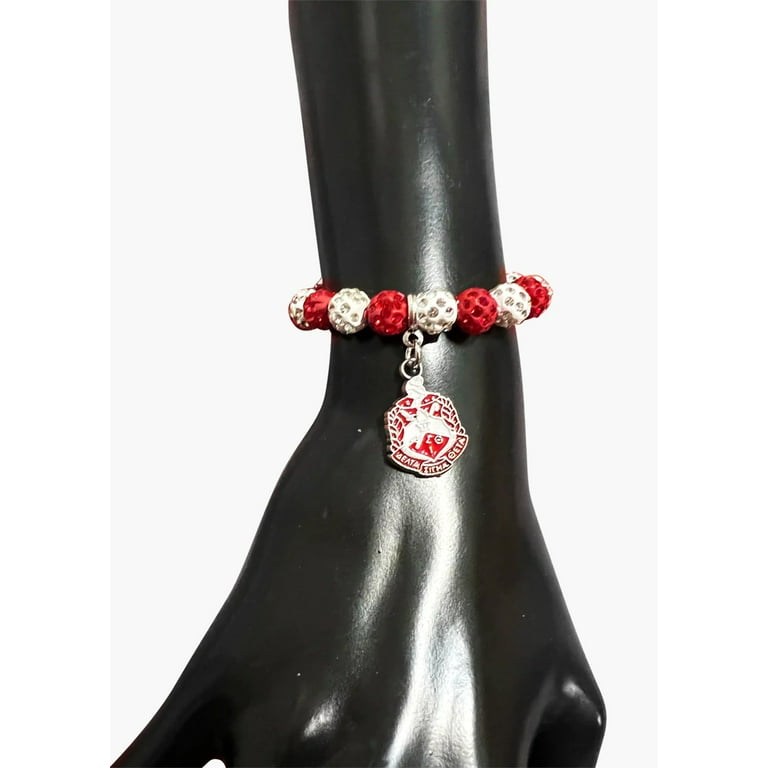 Delta sigma theta charm bracelet best sale