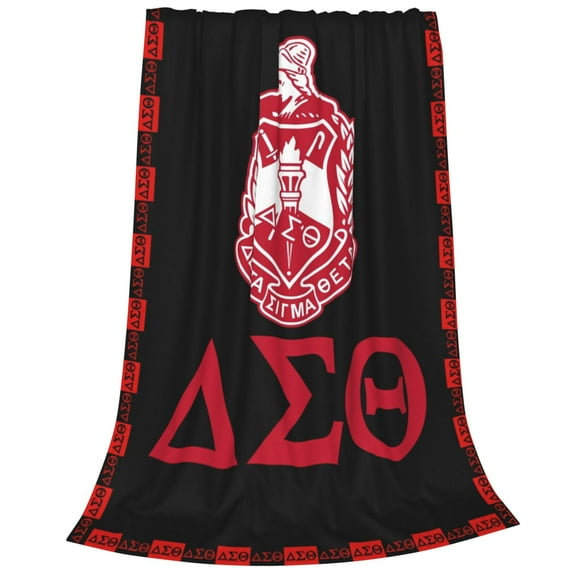 Delta Sigma Theta Blanket 80x60,Throw Blanket Gifts for Fans Lover Girls Boys Women Present Hoodie Him Bed
