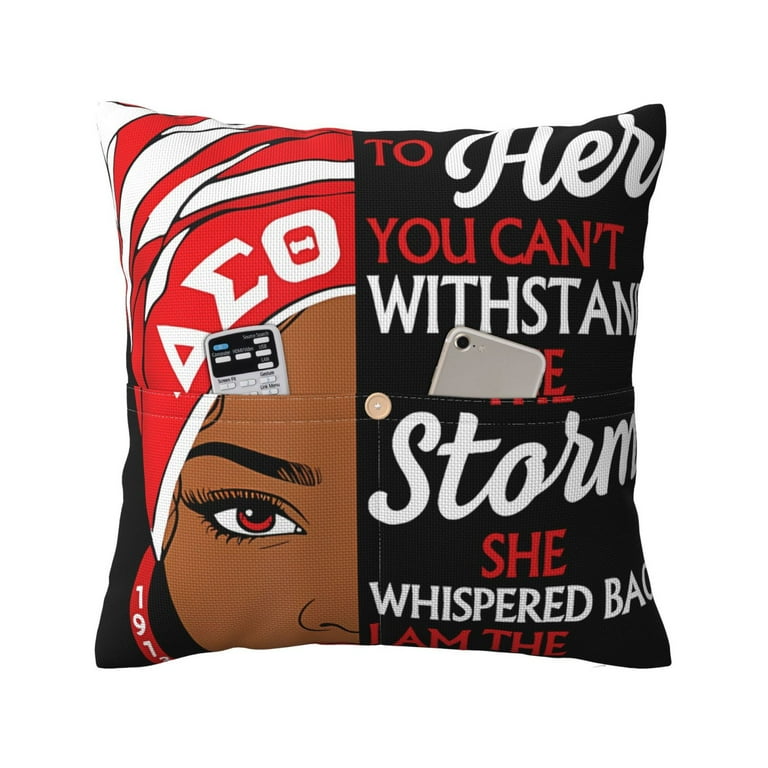 Delta sigma theta pillow case hotsell