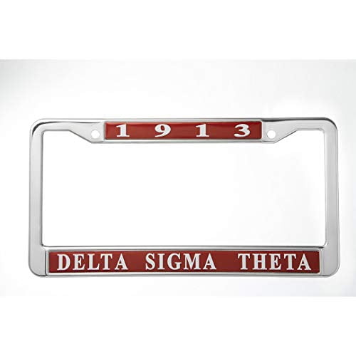 Delta Sigma Theta License Plate Frame