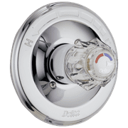 Delta Silver Manual 2-Modes 1-Handle Shower Valve Trim